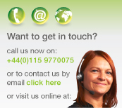 call us now on +44(0)115 9770075