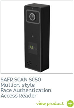 SAFR SCAN SC50 Face Authentication Mullion Access Reader