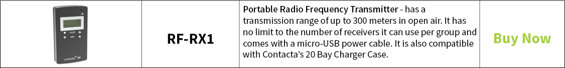 Contacta Portable Radio Frequency Transmitter – RF-TX1