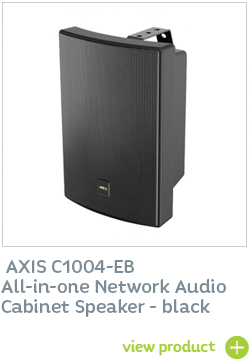Axis Black cabinet speaker