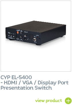 CYP EL-5400 HDMI / VGA / Display Port Presentation Switch